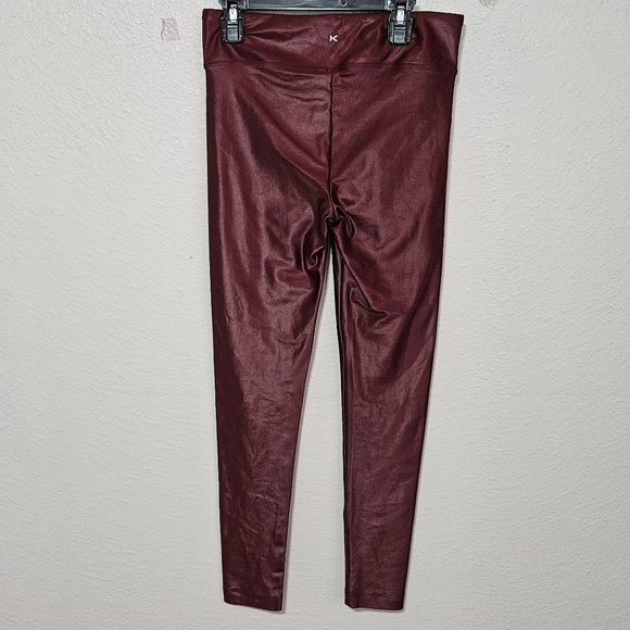 NWT Koral faux leather looking leggings size medium - Picture 5 of 13
